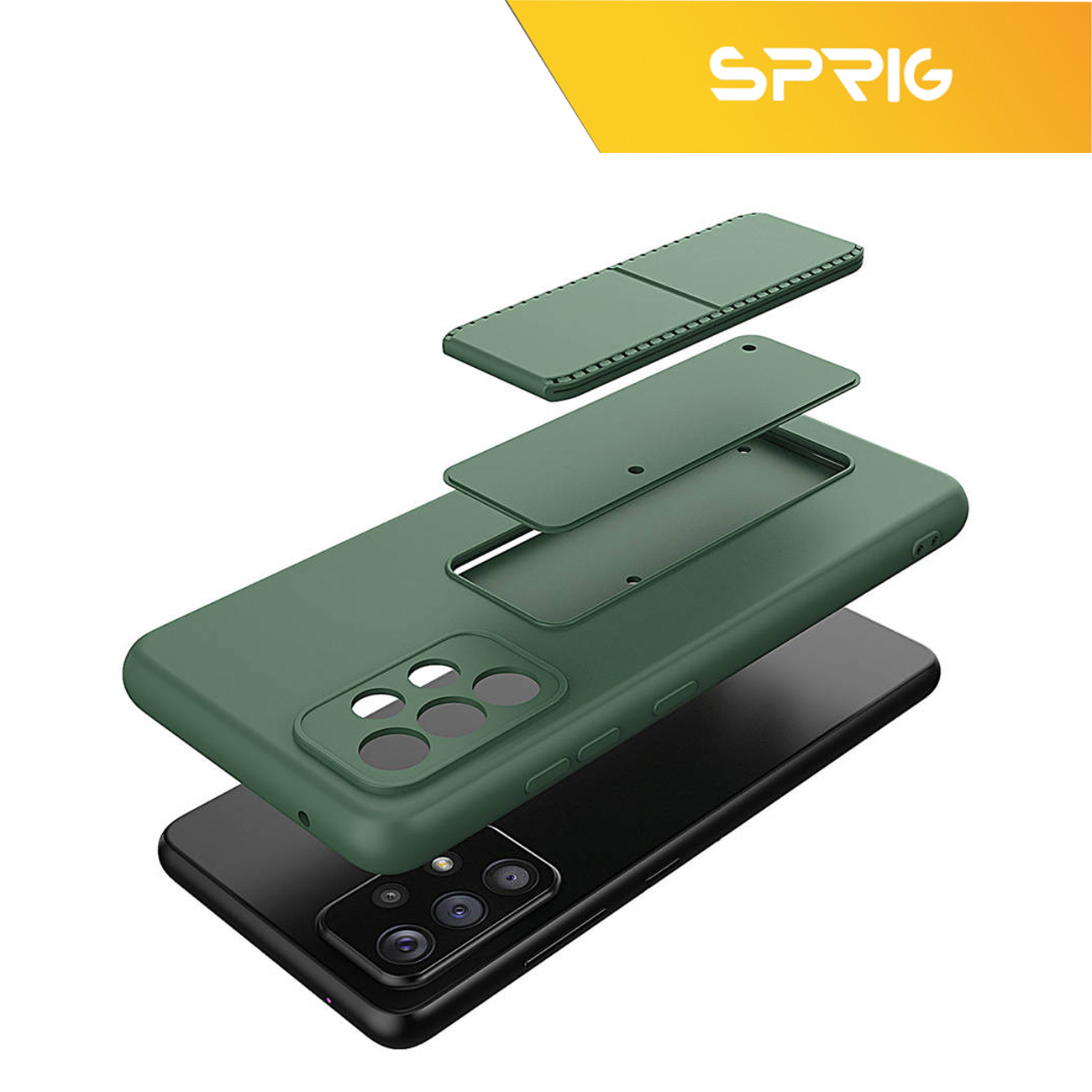 کاور اسپریگ مدل Holder-Stand مناسب برای گوشی موبایل سامسونگ Galaxy A22 5G