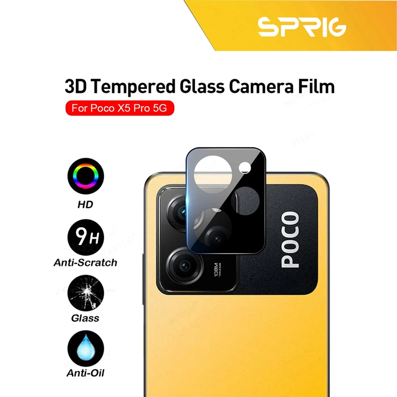 محافظ لنز دوربین اسپریگ مدل 3D-SP مناسب برای گوشی موبایل شیائومی Poco X5 Pro 5G
