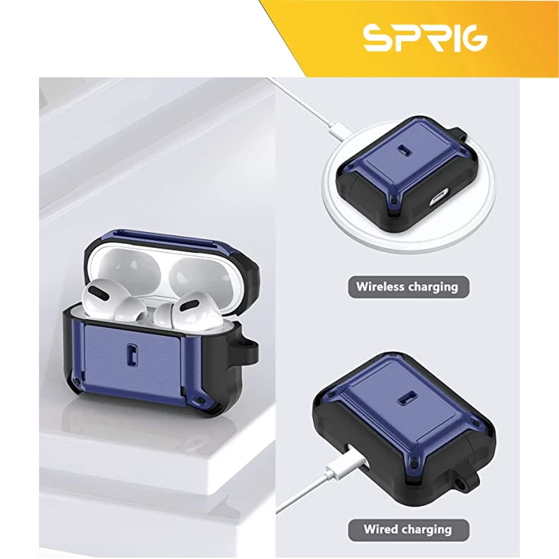 کاور اسپریگ مدل EggShell-SP مناسب برای کیس اپل Airpod Pro / Airpod Pro 2
