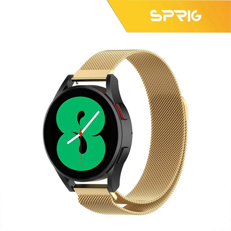 بند اسپریگ مدل Milanese مناسب برای ساعت هوشمند سامسونگ Galaxy Watch Active 1 / Active 2 40mm / Active 2 44mm / Watch 3 size 41mm