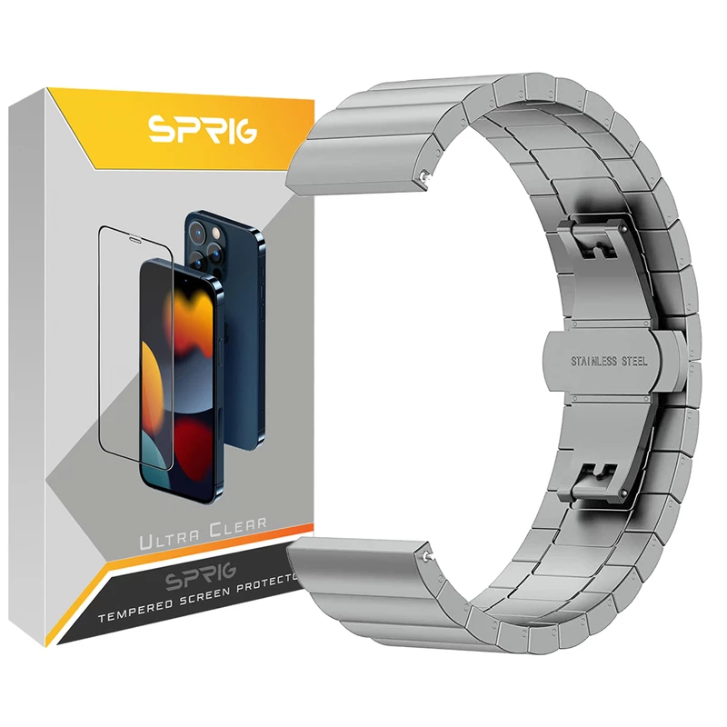 بند اسپریگ مدل Swatch مناسب برای ساعت هوشمند سامسونگ Galaxy Watch Active 1 / Active 2 40mm / Active 2 44mm / Watch 3 size 41mm / Galaxy Watch 4 40mm / watch 4 42mm / watch 4 44mm / watch 4 46