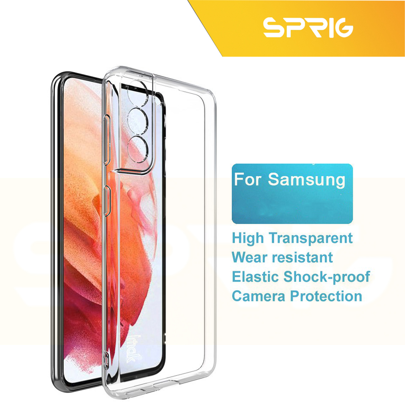 کاور اسپریگ مدل Clear مناسب برای گوشی موبایل سامسونگ Galaxy S23 FE 5G