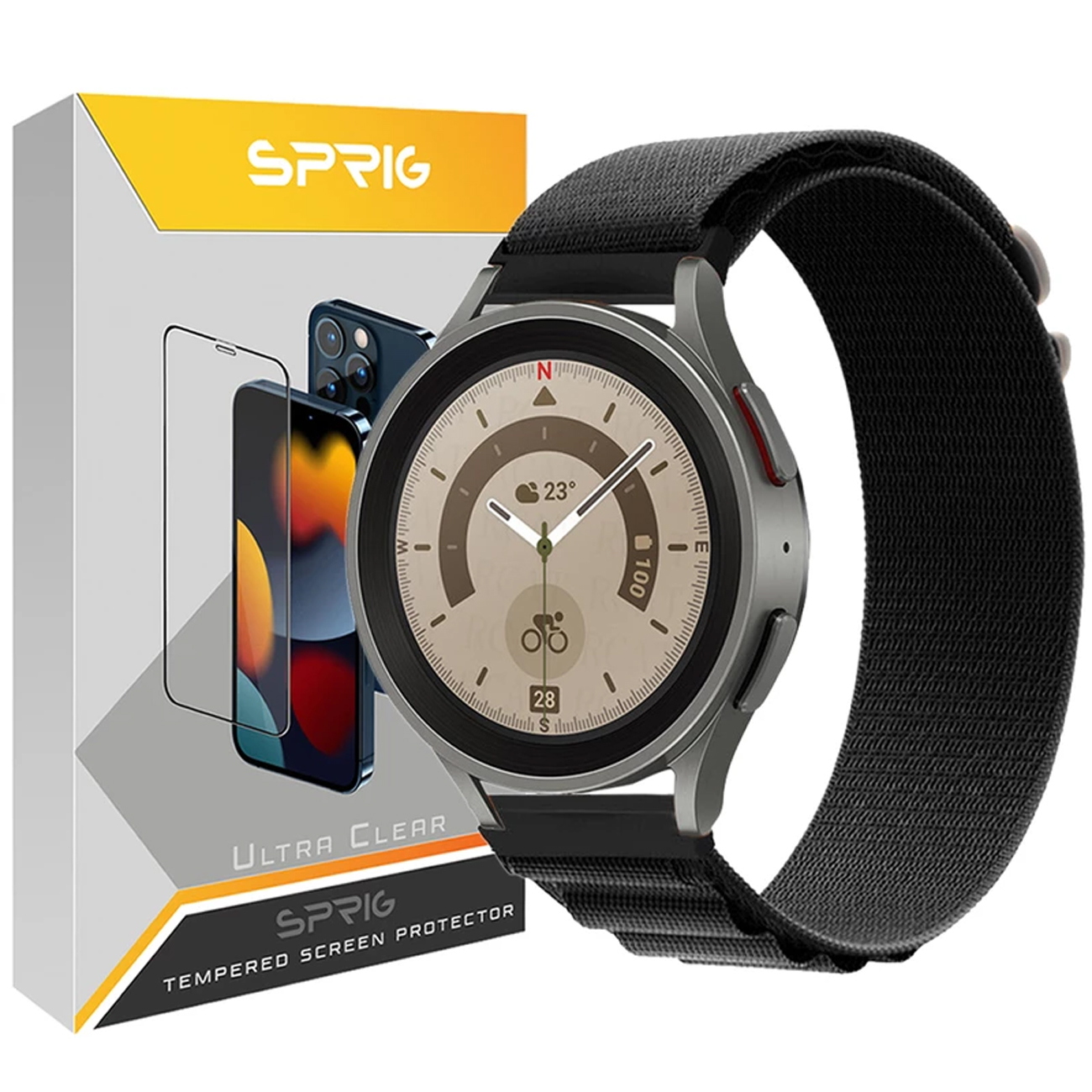 بند اسپریگ مدل Loop Alpine مناسب برای ساعت هوشمند سامسونگ Galaxy Gear Sport