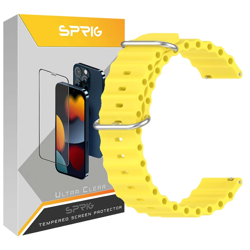 بند اسپریگ مدل Ocean-TW مناسب برای ساعت هوشمند سامسونگ Galaxy Gear 2 R380 / Neo R381 / Live 382