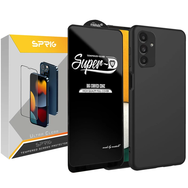 کاور اسپریگ مدل SUPD-Sic مناسب برای گوشی موبایل سامسونگ Galaxy A54 5G به همراه محافظ صفحه نمایش