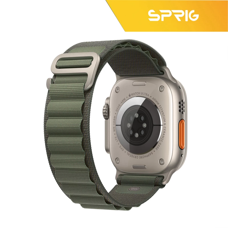 بند اسپریگ مدل َAlpine-Faceoff مناسب برای اپل واچ Series 4 44mm / Series 5 44mm / Series 6 44mm به همراه کاور