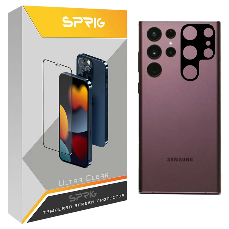 محافظ لنز دوربین اسپریگ مدل SPFZ مناسب برای گوشی موبایل سامسونگ Galaxy S22 Ultra