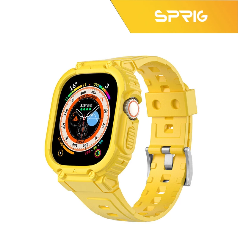 بند اسپریگ مدل Armor G-Shock مناسب برای اپل واچ Ultra 49 میلیمتری