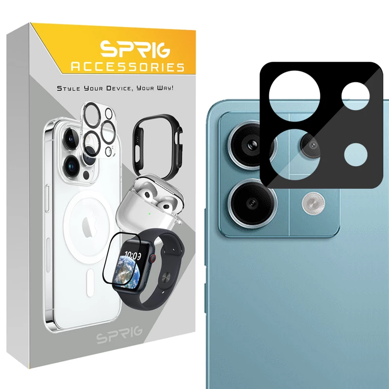 محافظ لنز دوربین اسپریگ مدل 3D-SP مناسب برای گوشی موبایل شیائومی Poco X6