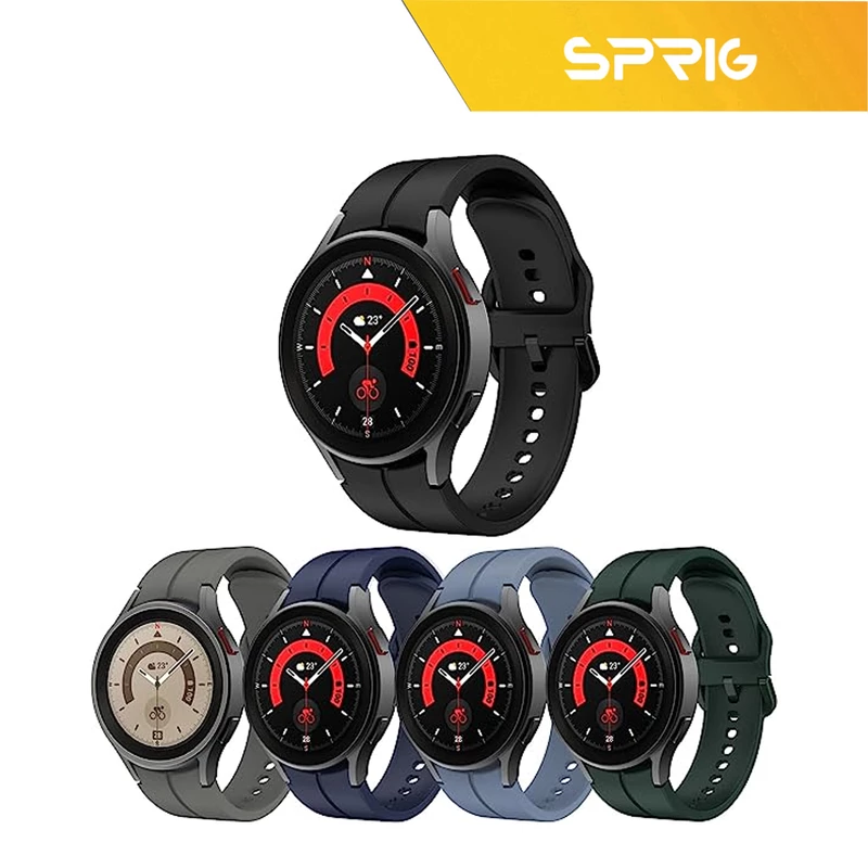 بند اسپریگ مدل Silic ORG مناسب برای ساعت هوشمند سامسونگ Galaxy Watch 4 44mm به همراه کاور