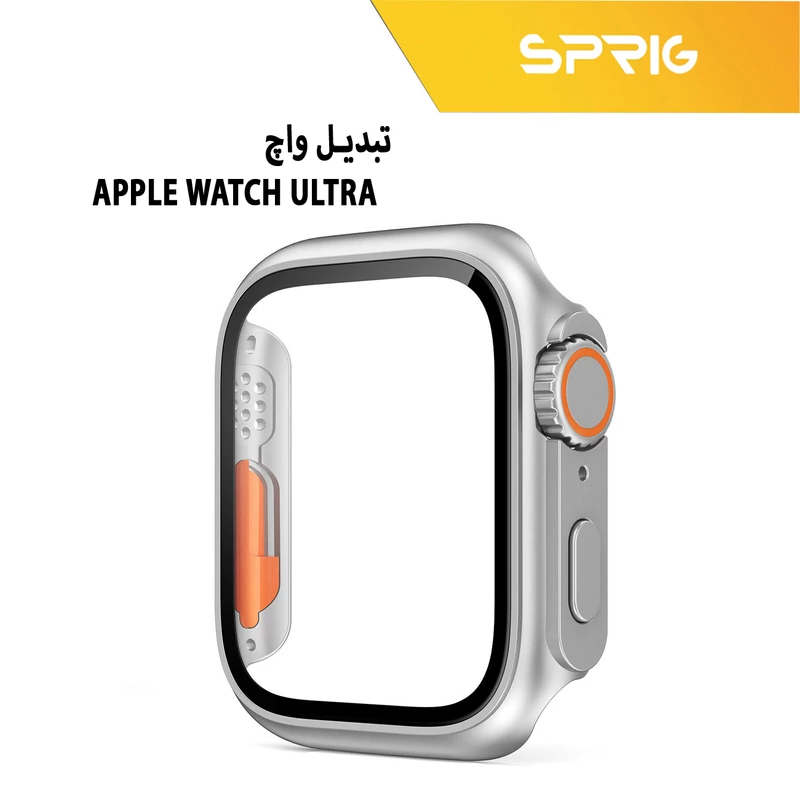 کاور اسپریگ مدل face-off مناسب برای اپل واچ Series 4 44mm / Series 5 44mm / Series 6 44mm  به همراه محافظ صفحه نمایش