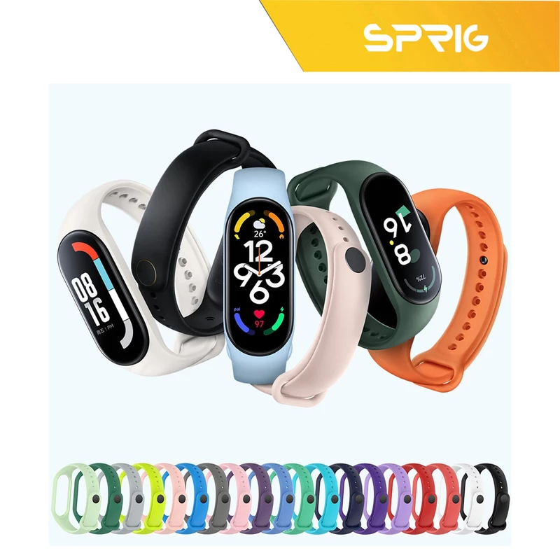 بند اسپریگ مدل Sic مناسب برای ساعت هوشمند شیائومی Mi Band 7