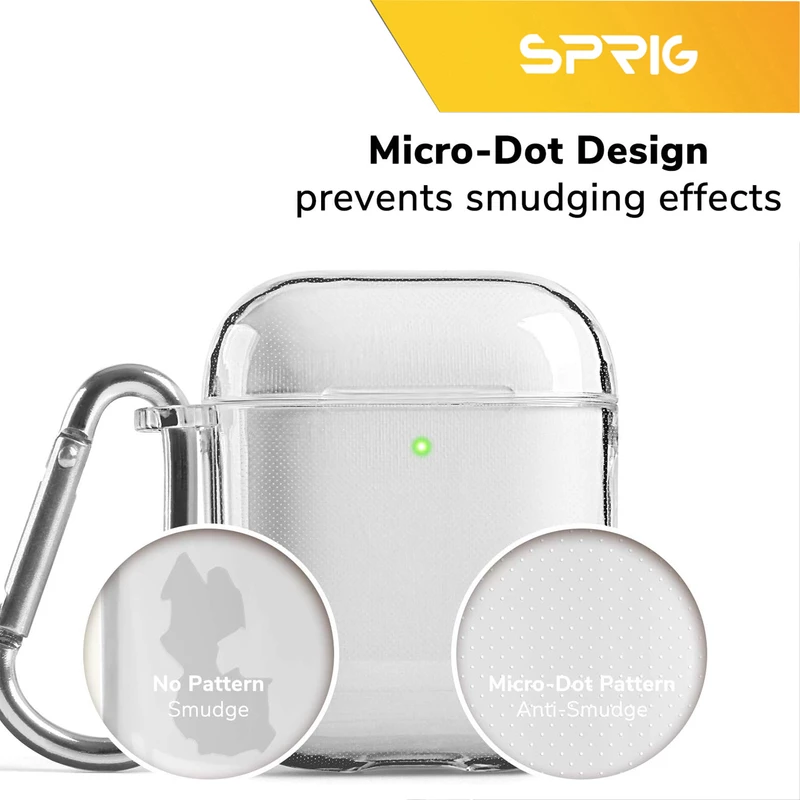 کاور اسپریگ مدل Transparent Guard مناسب برای کیس اپل ایرپاد Airpods 1 / Airpods 2