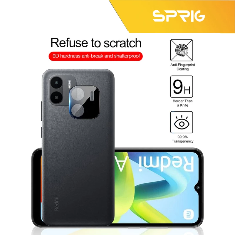 محافظ لنز دوربین اسپریگ مدل 3D-SP مناسب برای گوشی موبایل شیائومی Redmi A2 Plus / A2