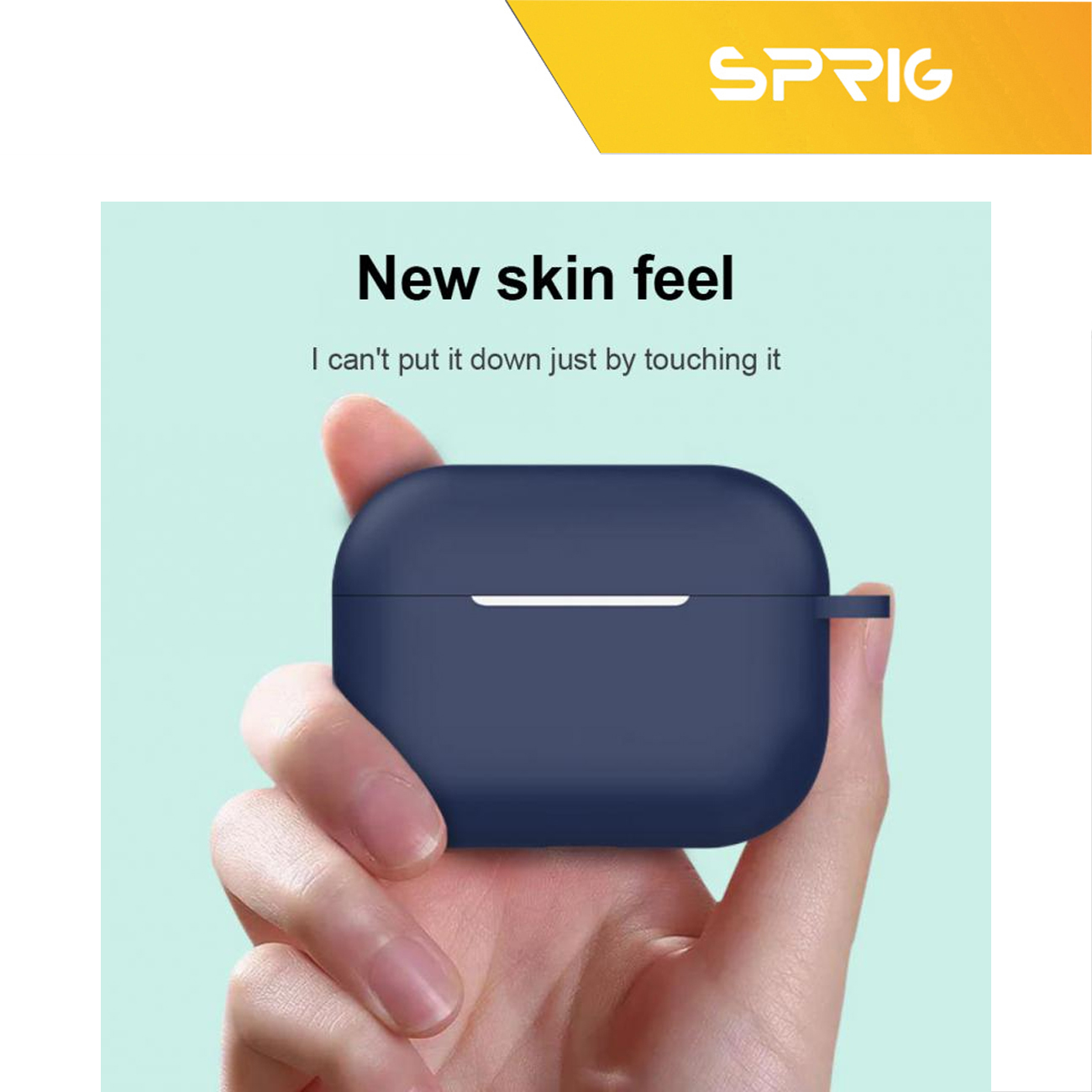 کاور اسپریگ مدل Hard Silicon مناسب برای کیس اپل ایرپاد Airpod Pro