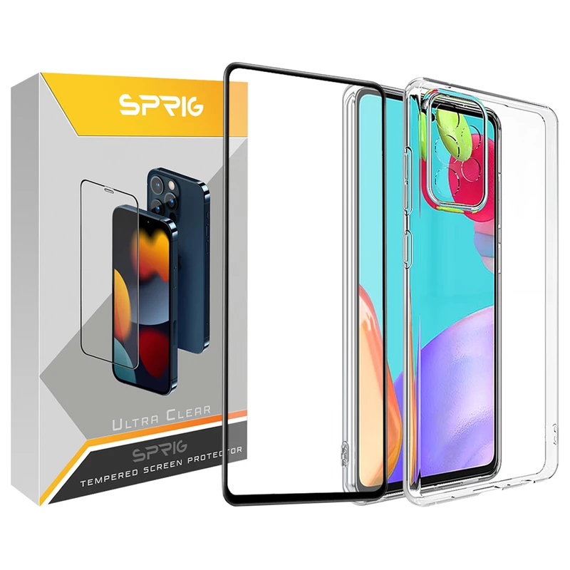 کاور اسپریگ مدل FL-CL مناسب برای گوشی موبایل سامسونگ Galaxy A33 5G به همراه محافظ صفحه نمایش