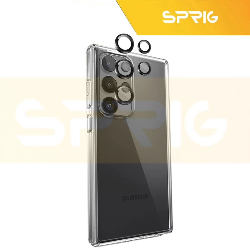 کاور اسپریگ مدل CLFL-Ring مناسب برای گوشی موبایل سامسونگ Galaxy S24 Ultra 5G به همراه محافظ صفحه نمایش و محافظ لنز دوربین