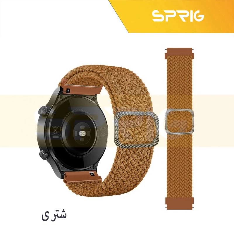 بند اسپریگ مدل Braided Loop Solo مناسب برای ساعت هوشمند سامسونگ Galaxy Watch 6 40mm / watch 6 44mm / Watch 6 Classic 43mm / Watch 6 Classic 47mm