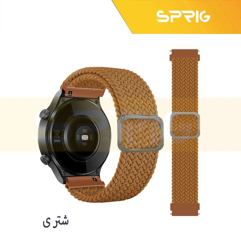 بند اسپریگ مدل Braided Loop مناسب برای ساعت هوشمند سامسونگ Galaxy Watch Active 1 / Active 2 40mm / Active 2 44mm / Watch 3 size 41mm / Galaxy Watch 4 40mm / watch 4 42mm / watch 4 44mm / watc