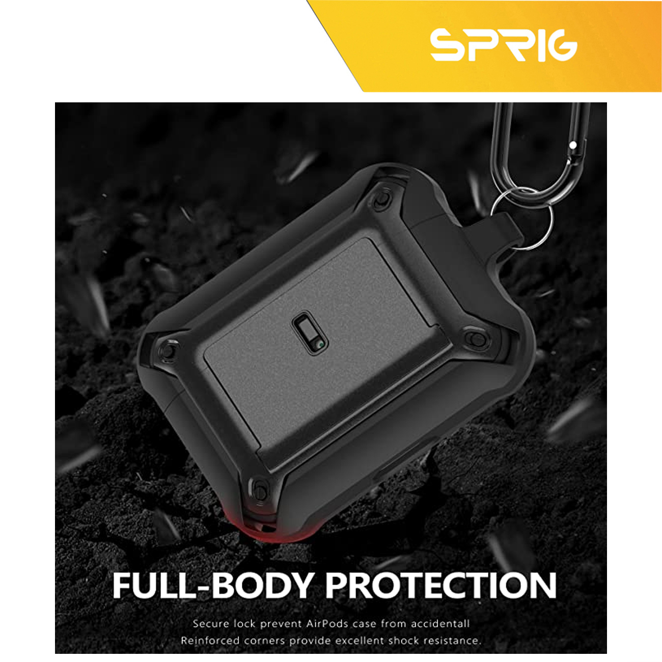 کاور اسپریگ مدل EggShell-SP مناسب برای کیس اپل Airpod Pro / Airpod Pro 2