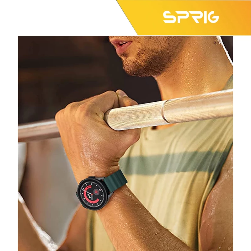 بند اسپریگ مدل Ocean مناسب برای ساعت هوشمند سامسونگ Galaxy Watch 4 40mm / watch 4 42mm / watch 4 44mm / watch 4 46mm