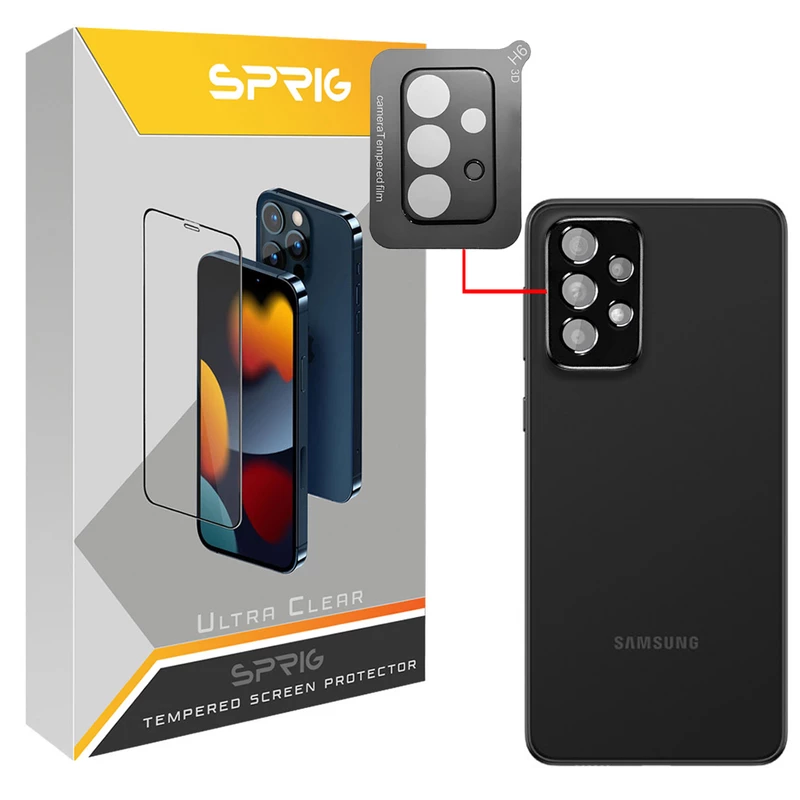 محافظ لنز دوربین سرامیکی اسپریگ مدل 3D-SP مناسب برای گوشی موبایل سامسونگ Galaxy A53 5G
