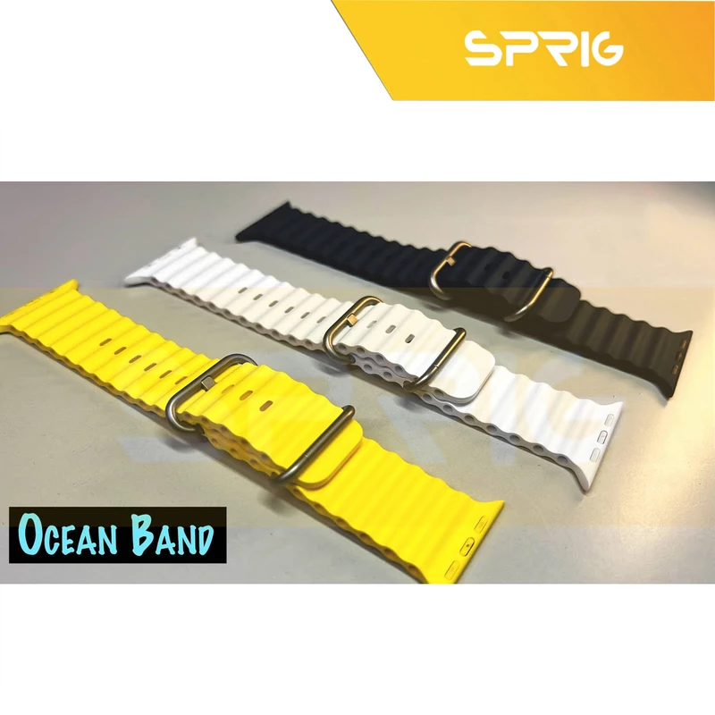 بند اسپریگ مدل Ocean مناسب برای ساعت هوشمند بلک تایم Ultra X