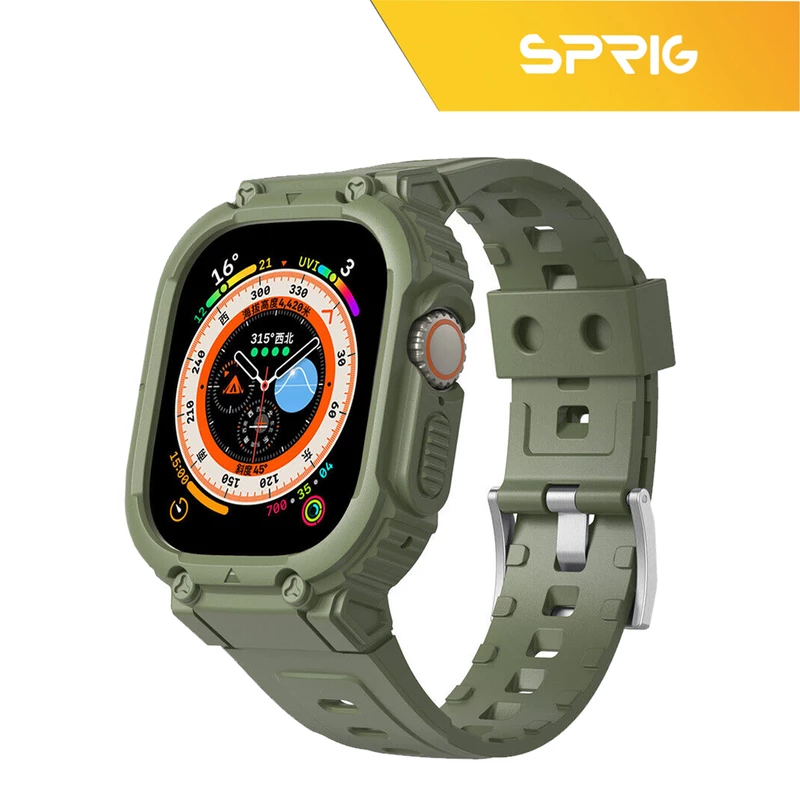 بند اسپریگ مدل Armor G-Shock مناسب برای اپل واچ Ultra 49 میلیمتری