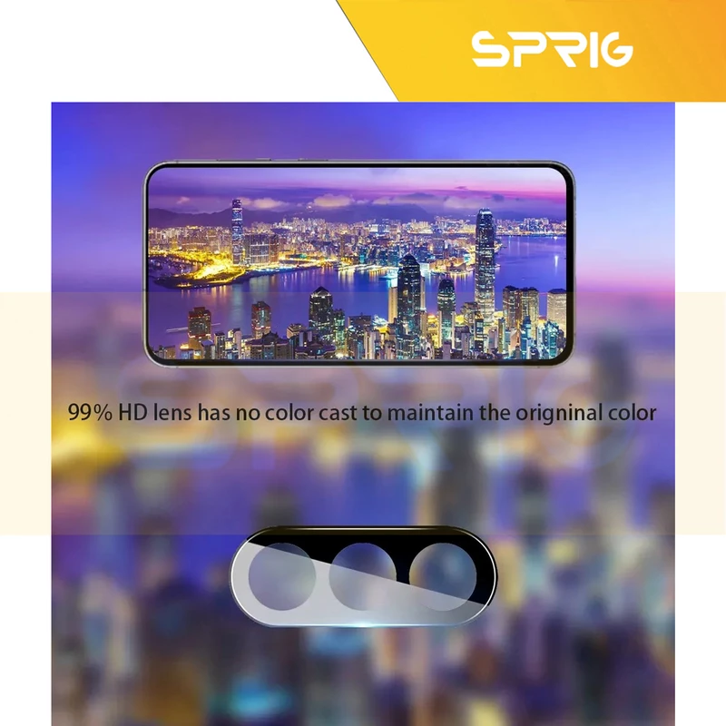 محافظ لنز دوربین اسپریگ مدل 3D-SP مناسب برای گوشی موبایل سامسونگ Galaxy S23 FE