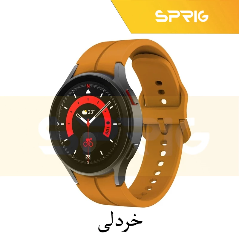 بند اسپریگ مدل Silic ORG مناسب برای ساعت هوشمند سامسونگ Galaxy Watch 6 Classic 47mm