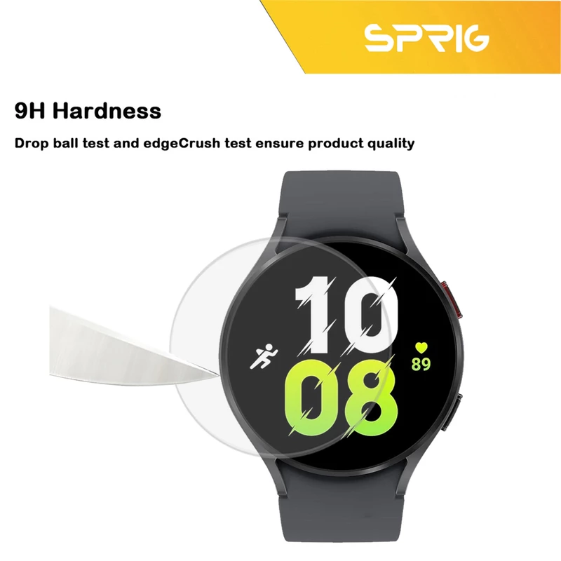 محافظ صفحه نمایش شیشه ای اسپریگ مدل SH-SP مناسب برای ساعت هوشمند سامسونگ Galaxy watch 5 Pro 45mm