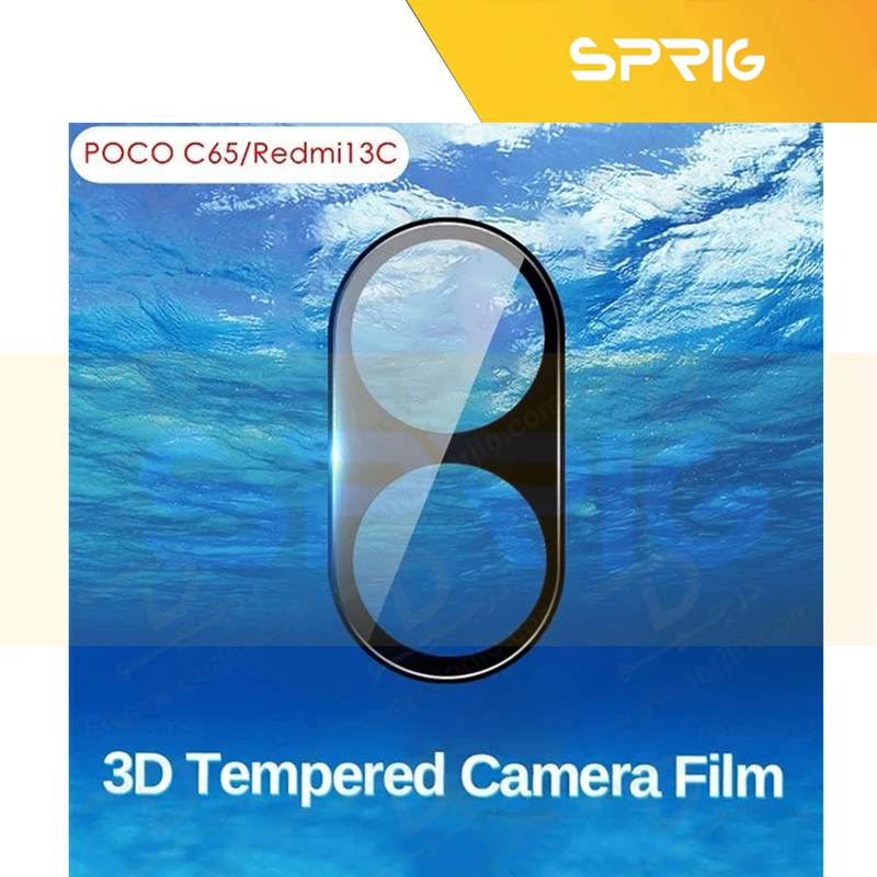 محافظ لنز دوربین اسپریگ مدل 3D-SP مناسب برای گوشی موبایل شیائومی POCO C65