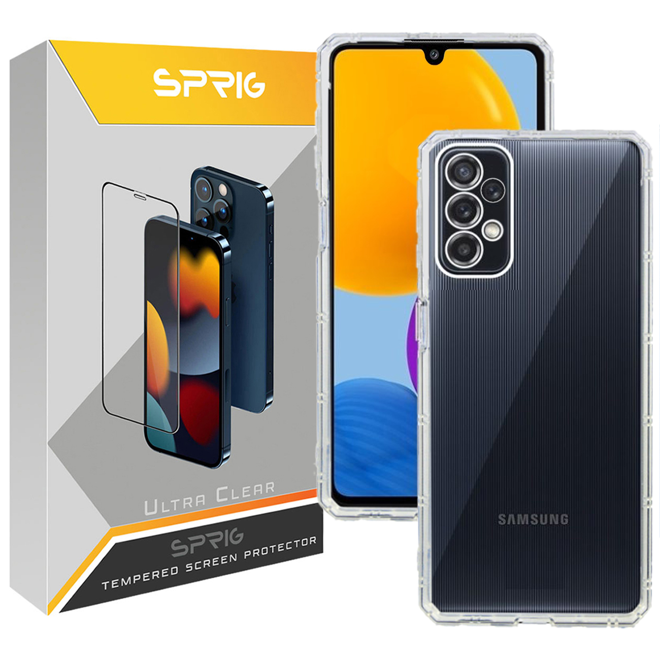 کاور اسپریگ مدل Four-sided Airbag مناسب برای گوشی موبایل سامسونگ Galaxy A32 4G