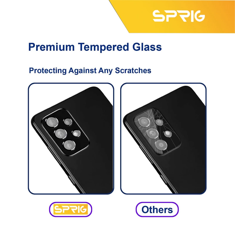 محافظ لنز دوربین سرامیکی اسپریگ مدل 3D-SP مناسب برای گوشی موبایل سامسونگ Galaxy A52 / A52 5G / A52s 5G