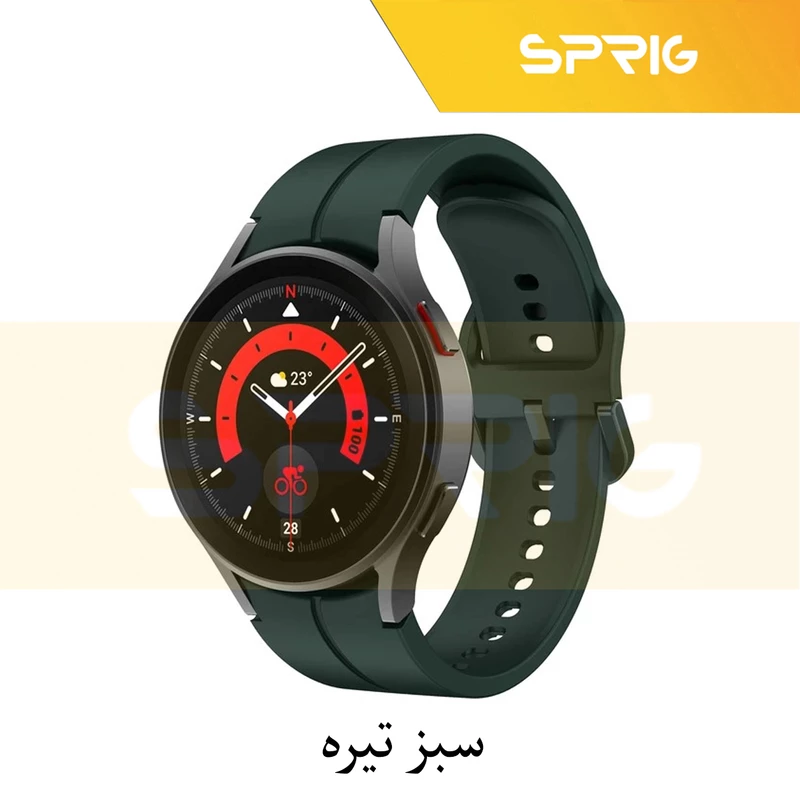بند اسپریگ مدل Silic ORG مناسب برای ساعت هوشمند سامسونگ Galaxy Watch 4 Classic 42mm / Watch 4 Classic 46mm