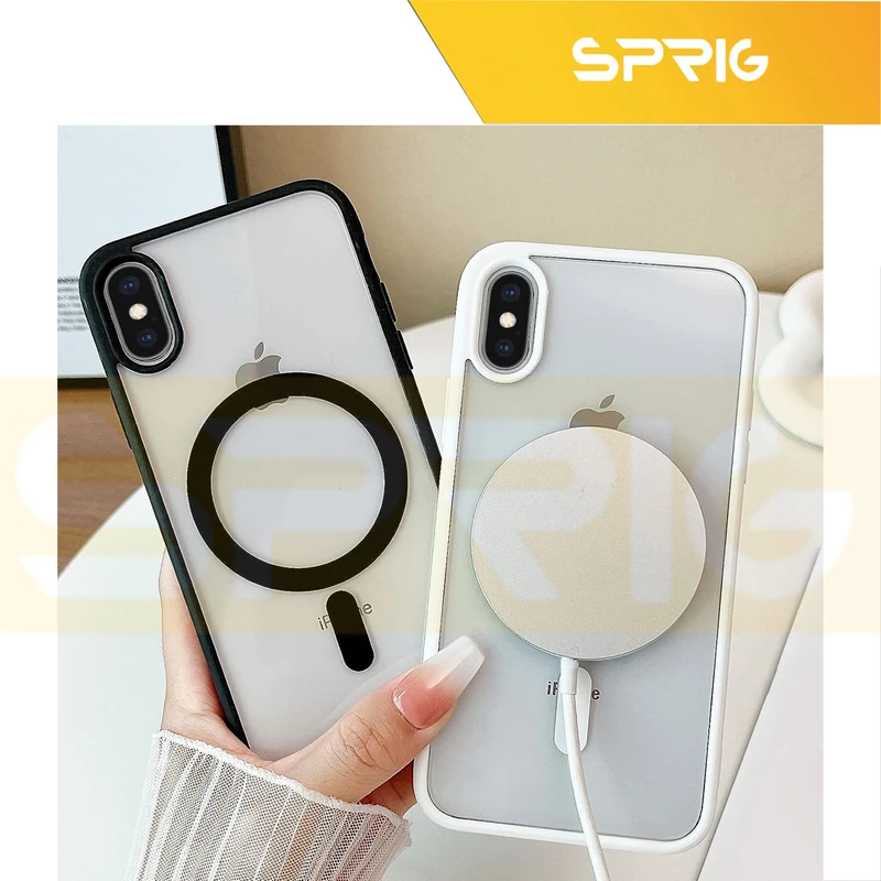کاور اسپریگ مدل Clear RNG Magsafe مناسب برای گوشی موبایل اپل Iphone X / Xs