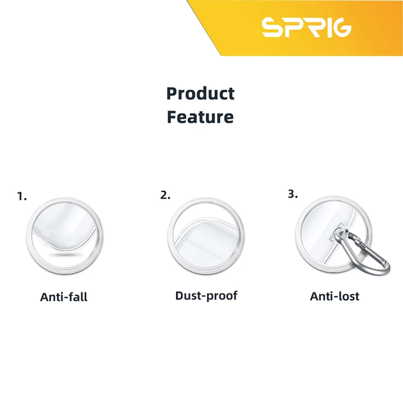 کاور اسپریگ مدل Clear-SP مناسب برای کیس اپل Airpod Pro 2