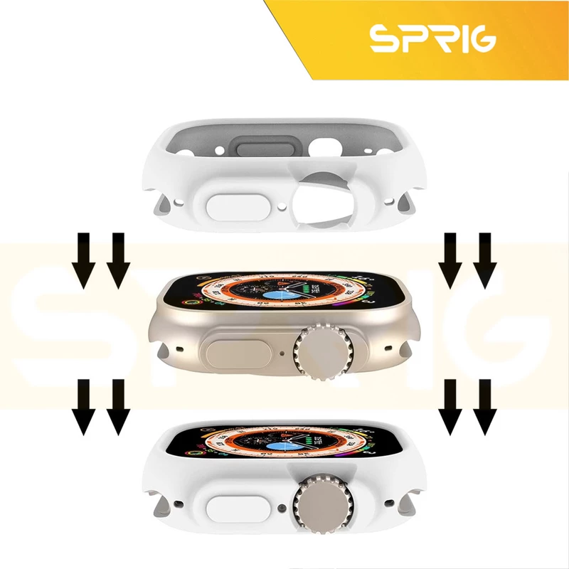 بند اسپریگ مدل Perfect Set مناسب برای ساعت هوشمند گرین لاین Ultra 49mm / Ultra Active 49mm به همراه کاور
