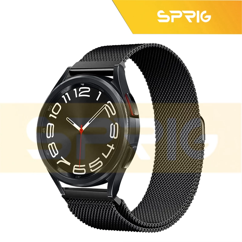 بند اسپریگ مدل Milanese مناسب برای ساعت هوشمند سامسونگ Galaxy Watch 6 Classic 43mm