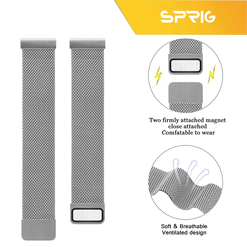 بند اسپریگ مدل Milanese مناسب برای ساعت هوشمند سامسونگ Gear S2 Classic