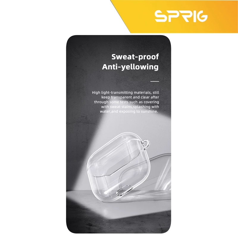کاور اسپریگ مدل Clear-SP مناسب برای کیس اپل ایرپاد Airpod Pro