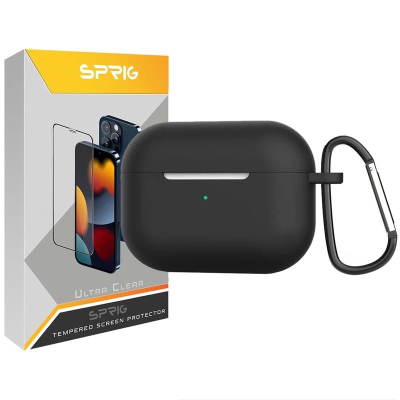 کاور اسپریگ مدل Hard Silicon مناسب برای کیس اپل ایرپاد Airpod Pro