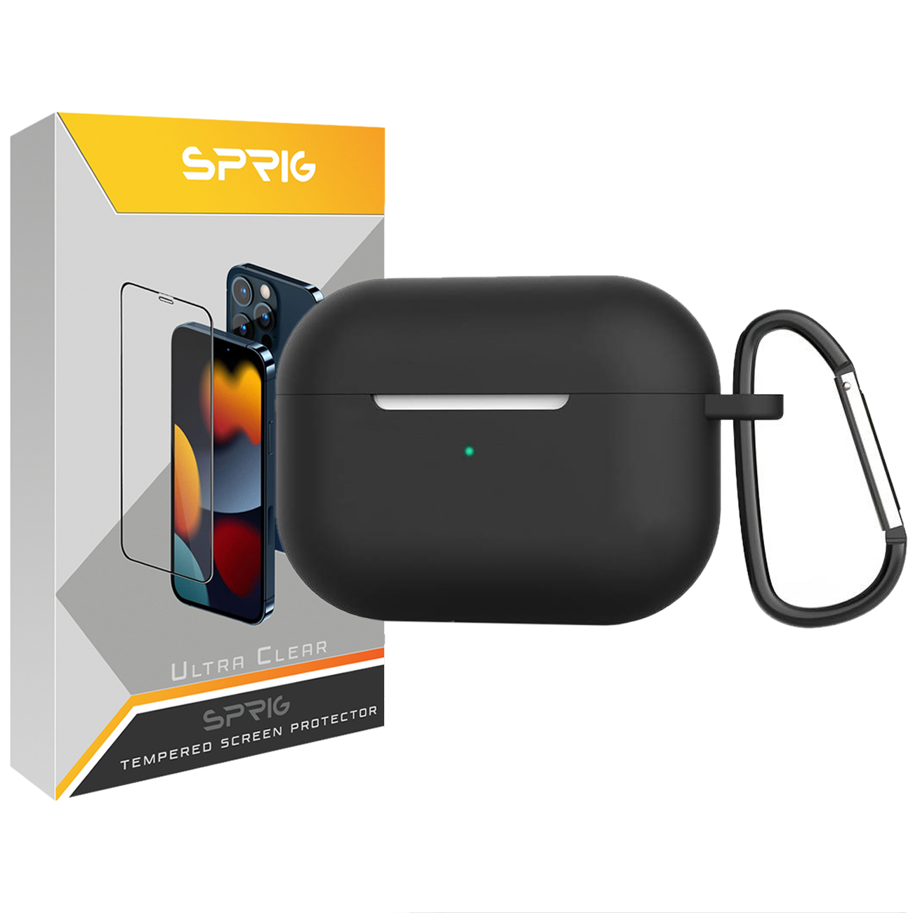 کاور اسپریگ مدل Hard Silicon مناسب برای کیس اپل ایرپاد Airpods 3
