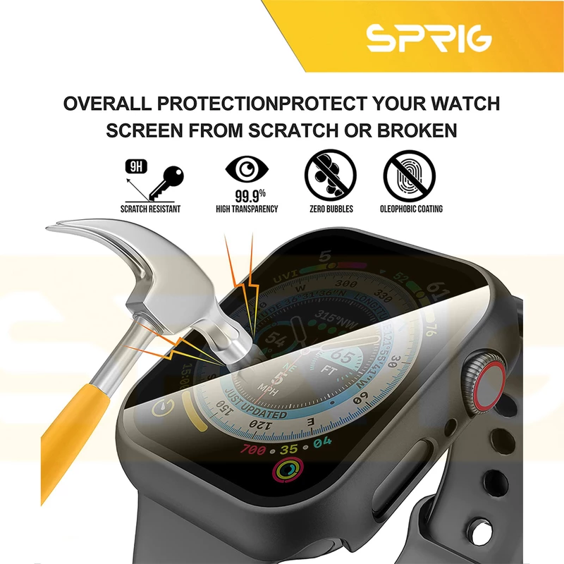 کاور اسپریگ مدل Privacy Guard مناسب برای اپل واچ Series 4 44mm / series 5 44mm / series 6 44mm