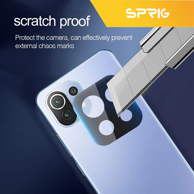 محافظ لنز دوربین اسپریگ مدل 3D-FU مناسب برای گوشی موبایل شیائومی Mi 11 lite 5G / 11 lite 5G ne به همراه محافظ صفحه نمایش و محافظ پشت گوشی