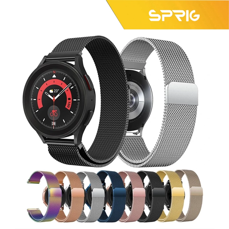 بند اسپریگ مدل Milanese مناسب برای ساعت هوشمند سامسونگ Galaxy Watch 4 42mm / Watch 4 46mm