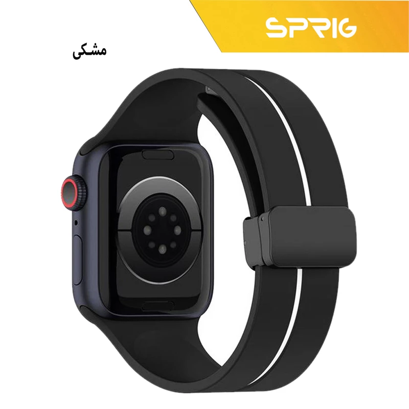 بند اسپریگ مدل Magnetic Special Color مناسب برای اپل واچ 42 / 44 / 45 / 49 میلی متر
