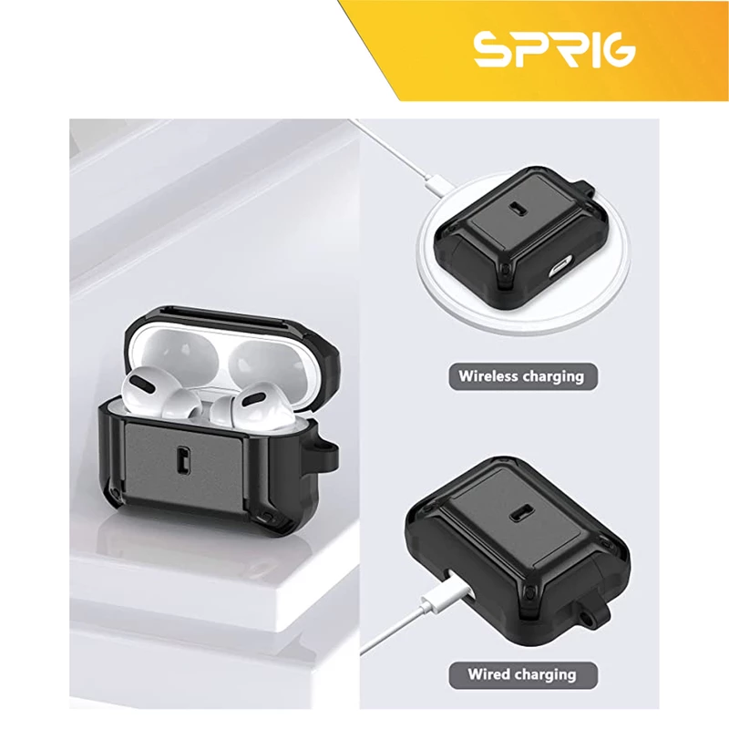 کاور اسپریگ مدل EggShell-SP مناسب برای کیس اپل Airpod Pro / Airpod Pro 2