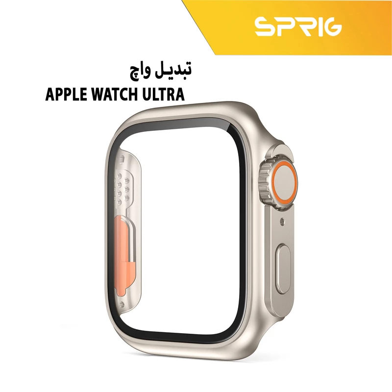 کاور اسپریگ مدل face-off مناسب برای اپل واچ Series 4 44mm / Series 5 44mm / Series 6 44mm  به همراه محافظ صفحه نمایش