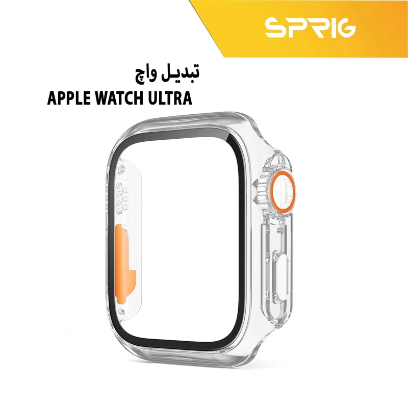 کاور اسپریگ مدل face-off مناسب برای اپل واچ Series 4 44mm / Series 5 44mm / Series 6 44mm  به همراه محافظ صفحه نمایش